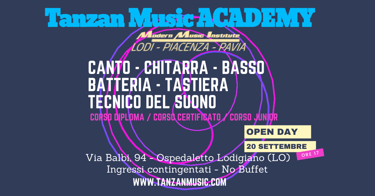Tanzan Music Academy : OPEN DAY 2020